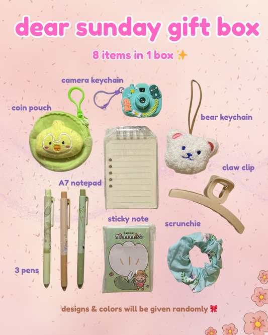 dear sunday gift box 🎀